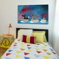 thumbnail image 6 of "Friends in Boats" Painting Print on Wrapped Canvas, 6 of 7