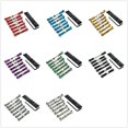 thumbnail image 2 of Juego de barras de acoplamiento de servo de varillaje de dirección trasera de metal para 104072 1/10 RC Car Upgrades Parts Accessories, Negro, 2 of 5