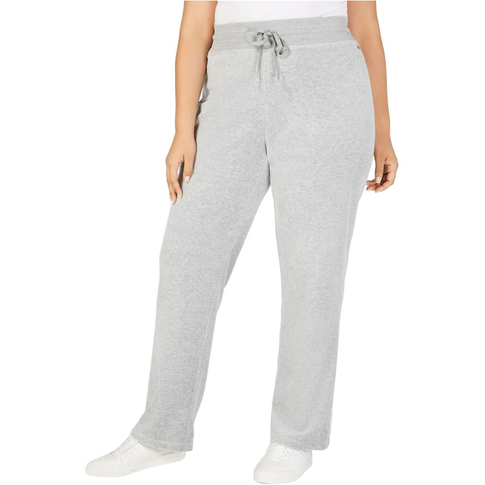 calvin klein velour jogger pants