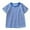 Blue, variant on BYHONG Summer Children's Short Sleeved Striped T Shirt Pure Cotton Boys and Girls Top Baby Base Shirt Pink 6-12 Months