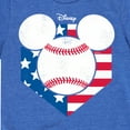 thumbnail image 3 of Disney - Americana - Mickey Baseball Flag Diamond - Toddler And Youth Short Sleeve Graphic T-Shirt, 3 of 5