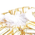 thumbnail image 2 of 400 Pcs Paper Jewelry Price Tags with Hanging String Marking Tags Clothing Display Labels Blank Labeling Tags 25mmx13mm, 2 of 5