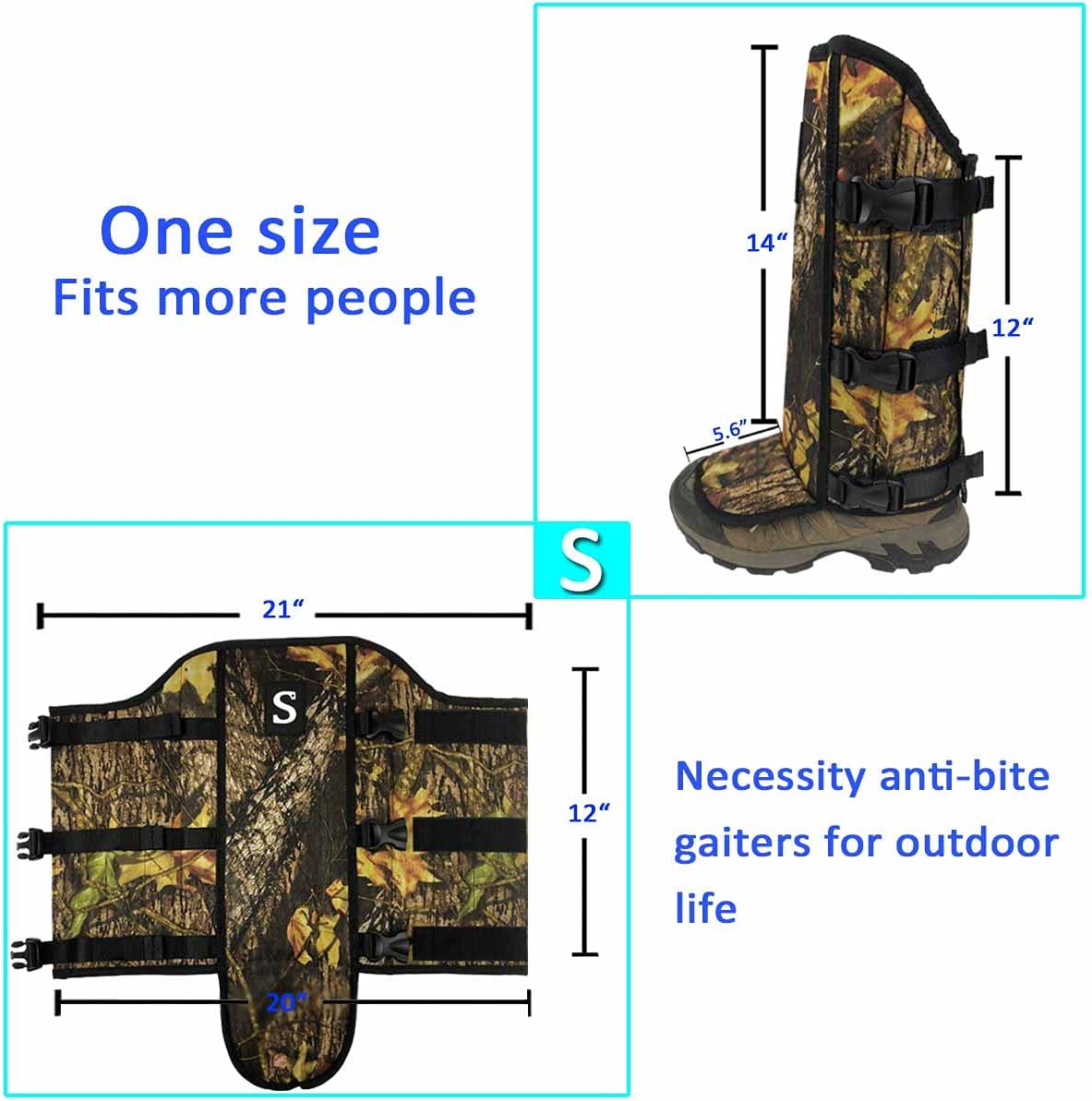 Buy SIGALECT Snake Gaiters Bite Protection Guard for Lower Legs