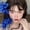 Blue Higan Flower Hairpin [Pair], variant on Red Spider Lily Hair Clip Artificial Flower Side Clip for Women Vintage Style Forest Aesthetic Hairpin for Daily or Photo Use