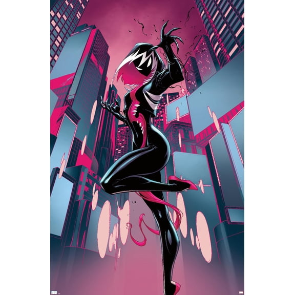 Marvel Comics - Ghost Spider Venom - Spider-Gwen #24 Wall Poster, 22.375" x 34"