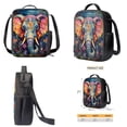 thumbnail image 4 of XYZCANDO Aztec Tribal Elephant Print Backpack Set Large Capacity Schoolbag Lunch Box Pencil Case 17 Inch Travel Laptop Backpacks Lightweight Rucksack Casual Daypack for Hiking Camping, 4 of 6