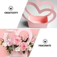 thumbnail image 3 of 4Pcs Flower Wrapping Boxes Handheld Bouquet Box Heart Floral Case Paper Flower Boxes, 3 of 8