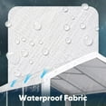 thumbnail image 4 of Quictent Carport Replacement Tarp Canopy Top Cover with Leg Cloth with Bungees Balls, for 10x20 ft Garage Party Tent Shelter - White, One Roof Only, 4 of 7