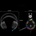 thumbnail image 3 of Fnochy 3.5mm Gaming Headset with Microphone, Over-Ear Stereo Headphones for PC, Laptop, Mobile, Noise-Canceling Mic, Comfortable Earmuffs, Volume Control, Surround Sound, Durable Design, 3 of 6