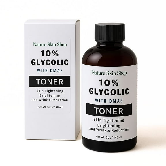 Nature Skin Shop Glycolic Acid and DMAE Toner, 5.6 oz