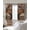 Brown Beige, variant on Texas Star Vintage Blackout Curtains for Bedroom/Living Room, Thermal Insulated Kitchen Curtains, Berry Turquoise Green Brown Wooden Grommet Darkening Window Treatment Drapes 52"x72"x2