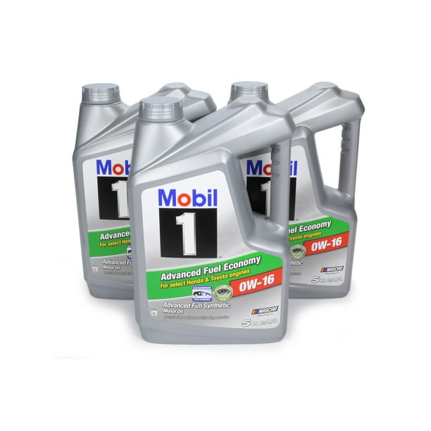 Mobil 1 Synthetic Oil 0w16 Case 3x5 Quart Jug Walmart Com Walmart Com