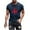 Navy, variant on Mens UK Flag Shirt Patriotic Shirts Quick-Dry Gym T-Shirt Summer Short Sleeve Workout Top