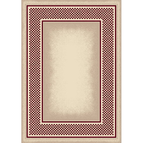 Milliken Innovations Area Rug OLD GINGHAM OPAL GARNET Old Gingham 02000 10' 9" x 13' 2" Rectangle