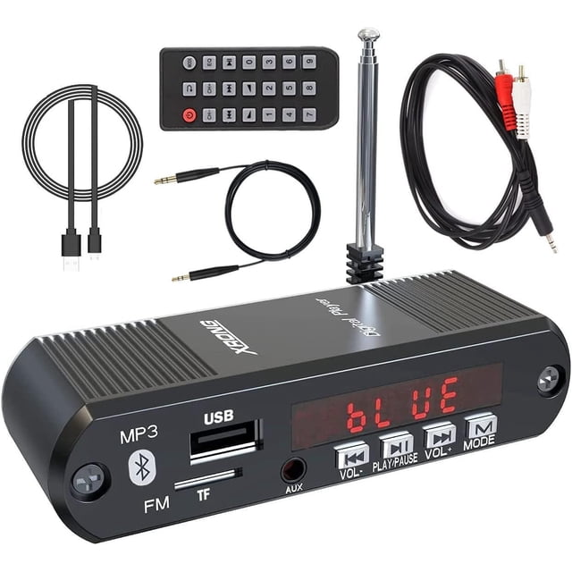 Receptor de audio Bluetooth XRONG FM Radio Auricular inalámbrico