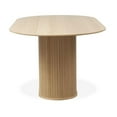thumbnail image 5 of Unique Furniture Modern 71" Oval Dining Table in Natural Oak, 5 of 6