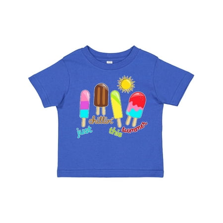 

Inktastic Just Chillin This Summer- Popsicles Gift Toddler Boy or Toddler Girl T-Shirt