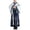Blue-E, variant on Deluxe Hanfu Chinese Costume For Girls,Kids Tang Dynasty Traditional Floral Embroidery Princess Dress