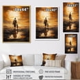 thumbnail image 4 of Designart "The Prodigal'S Golden Return: A Religious Horizon II" Christianity Floater Framed Wall Art Prints, 4 of 5