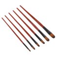thumbnail image 4 of Pinceles de Arte Sunnimix 6pcs Profesionales Cabeza Inclinable, 4 of 7