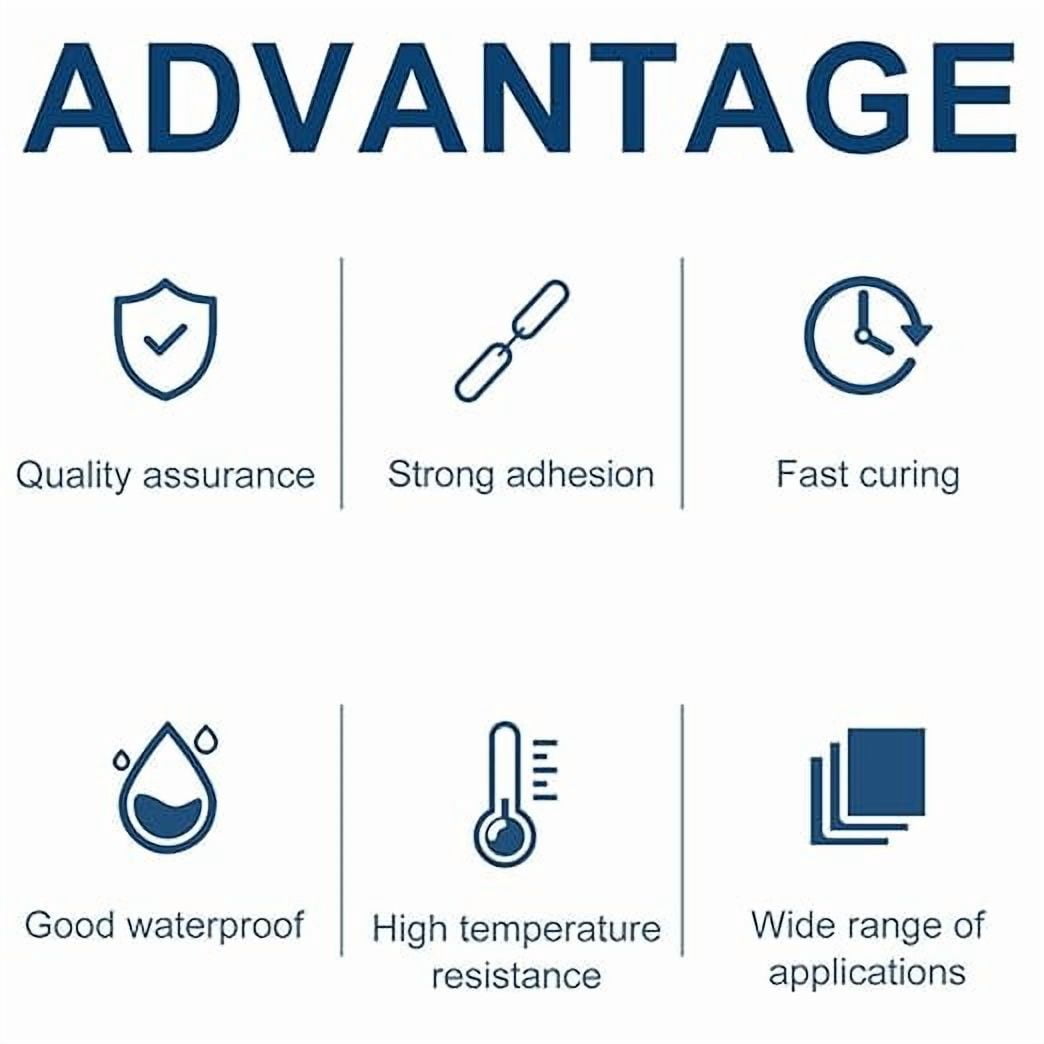 Super Diamond Mud Seal Metal Repair Glue, AB Metal Repair Glue Set, Weld Waterproof Epoxy Casting Adhesive, AB Super Adhesive