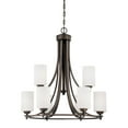 thumbnail image 3 of 7259-RBZ-Millennium Lighting-Bristo - 9 Light Chandelier-29 Inches Tall and 25.5 Inches Wide-Rubbed Bronze Finish, 3 of 3