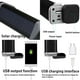 thumbnail image 4 of BEMS-1 pieza 22,2 cm T6 Solar USB recargable aluminio LED exterior, 4 of 5