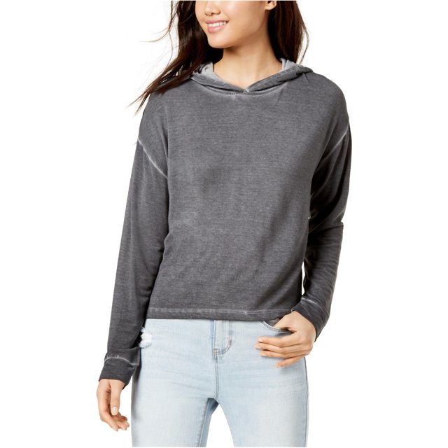 Hippie Rose Jersey con capucha para mujer, gris, pequeño Hippie Rose Sudadera