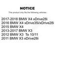 thumbnail image 2 of Transit Auto Front Rear Coated Drilled Slotted Disc Brake Rotors and Ceramic Pads Kit for Car BMW X3 X4 KDC-100547, 2 of 11