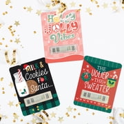 Big Dot of Happiness Merry Christmas Cards - DIY Assorted Holiday Party Cash Holder Gift - Funny Money Cards - Set of 6