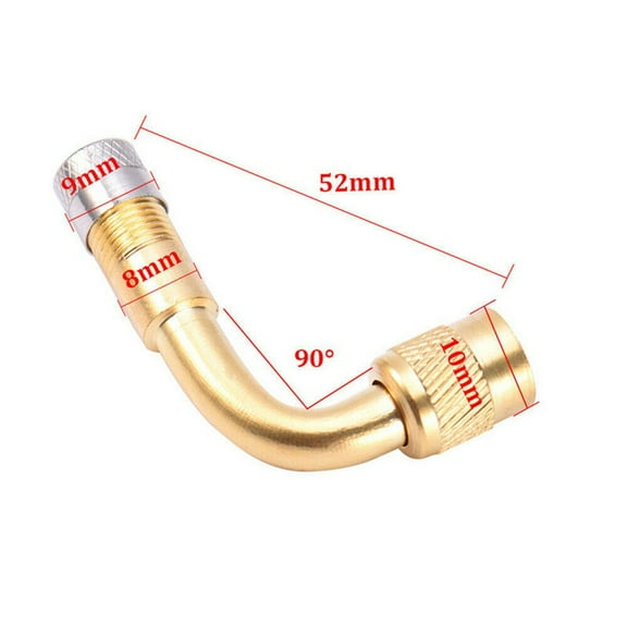 90 Degree Automobile Motorcycle for Cooper Air Tyre Valve Extension Stem Adapter