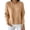 Coffee, variant on Women's Merino Wool Sweater Fall Winter Long Sleeve Seamless Knit Crewneck Tops