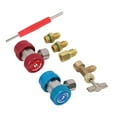 thumbnail image 4 of R134A Adapter Kit, High Hardness No Leakage  Double Head Valve Remover Quick Coupler  For Car Air Conditioning System, 4 of 8