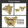 thumbnail image 4 of Antique Bronze Lock Bronze Hasp Latch Versatile Compatibility Vintage Design, 4 of 9
