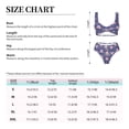 thumbnail image 4 of Kdxio Cute Pig Print Women's 2 Piece High Waisted Wrap Spaghetti Strap Summer Swimsuit Bikini Set-Large, 4 of 7