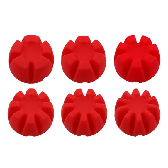 6pcs DIY Flower Base Silicone Models, Epoxy Resin Casting, Candle Making, Models, Cup, Dispensing Cup, Fabric Red