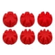 thumbnail image 1 of 6 piezas de bases de flores reutilizables de silicona para moldear velas y jabón con resina epoxi. Rojo, 1 of 9