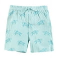 thumbnail image 3 of Hudson Baby Infant Boy Shorts Bottoms 4-Pack, Sea Turtle, 0-3 Months, 3 of 6