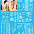 thumbnail image 1 of 10pcs White Lace Stickers Body Decorative Stickers Waterproof Temporary Tattoos, 1 of 4