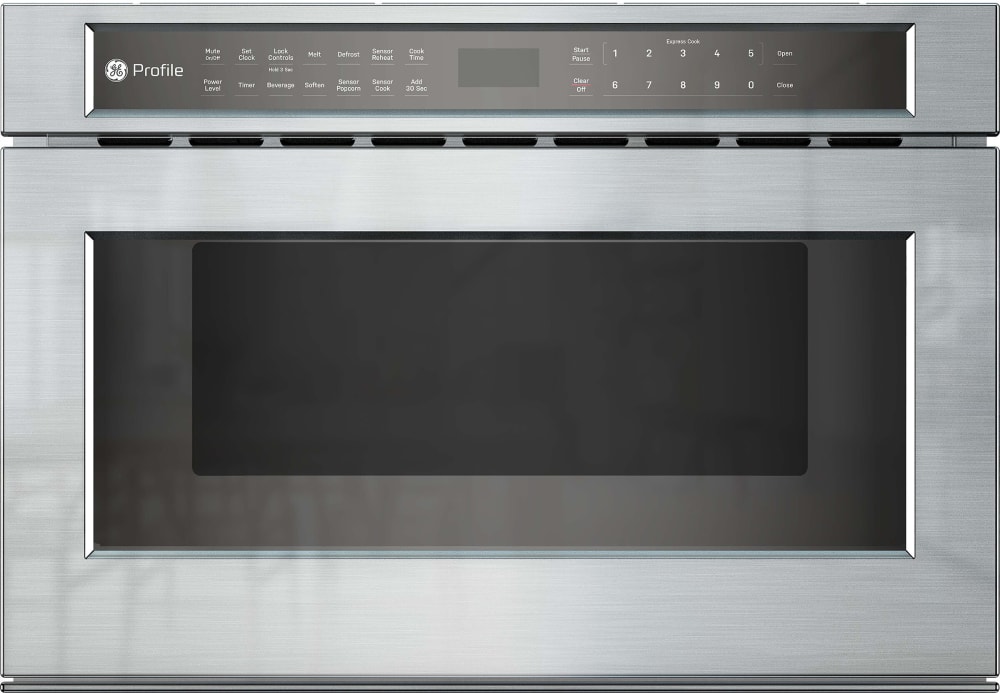 GE Profile PWL1126SWSS 24 Inch Built-In Microwave Drawer with 1.2 cu.ft. Capacity, 1000 Watts Cooking Power Stainless Steel
