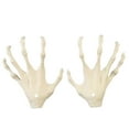 thumbnail image 5 of Herrnalise 1 Pair Halloween Skeleton Hands Plastic Hand,Skull Claw Skeleton Model Scary Bone Hands for Halloween Decoration Horror Prank Cosplay Party Haunted House Terror Props Supplies, 5 of 8