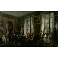 thumbnail image 3 of French School 24x16 Black Modern Framed Museum Art Print Titled - Female Drawing Lessons (1810), 3 of 5
