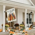 thumbnail image 3 of Fall House Flag Double Sided 28x40 Inches Trees Thanksgiving Large Burlap Welcome Seasonal Welcome Yard Decoration for Outside Porch CF1839-40, 3 of 6