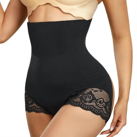 

CtriLady Butt Lifter for Women Hourglass Figure Body Shaper Panties Tummy Control High Waisted Slim BoyShort(Black XL-2XL)
