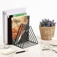 thumbnail image 6 of Mr. Pen- Magazine Holders, 9 Slots, 2 Pack, Black Metal Magazine Organizer, Vinyl Holder, File Sorter, File Holders, Magazine Holder for Desk, Vinyl Record Organizer, Vinyl Rack, Magazine Rack, 6 of 8