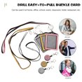 thumbnail image 4 of 3pcs Badge Holder Key Card Holder Telescopic Rhinestone Badge Reel Holder, 4 of 8