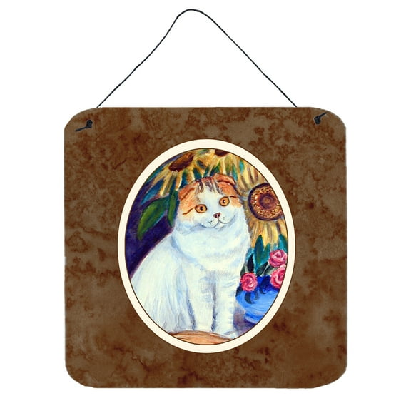 Carolines Treasures 7153DS66 Cat Wall or Door Hanging Prints 6HX6W multicolor