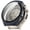 C, variant on Watch5 42mm Protective Case with Tempered Glass Screen Cover Durable PC Bumper Full Body Shockproof Scratch Resistant Slim Lightweight Precise Cutouts Easy Install Smartwatch Accessory Glossy Black