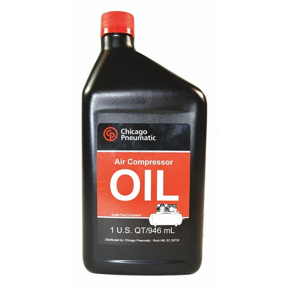Chicago Pneumatic Compressor Oil,1 qt, Bottle,30 SAE Grade  1312101247