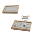 thumbnail image 3 of Wood Jewelry Trays Organizer tray and storage Display Box Holder for Earring Necklace Brooch Rings, 3 of 8